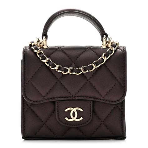 chanel iridescent black|chanel iridescent lambskin.